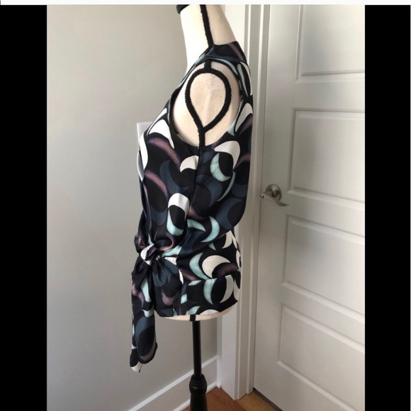 DVF Balisi multicolored balisi crescents top - Picture 4 of 11